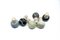 Marble and Cork Wine and Olive Oil Bottle Stoppers, Set of 6 3