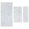 Piatti per tartine o formaggi in marmo bianco di Carrara, set di 3, Immagine 1