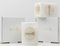 Rounded Candle in White Carrara Marble and Scented Wax 5