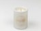 Abgerundete Kerze aus weißem Carrara Marmor und Duftwachs 3