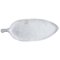 Handcrafted White Carrara Marble Long Leaf Bowl or Centrepiece 1