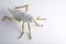 Locusta Migratoria Grasshopper in White Arabescato Marble, Made in Italy 6