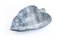 Large Leaf Bowl in Bardiglio Marble, Handmade in Italy 2