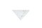 Tabla de cortar y bandeja de servicio triangular de mármol blanco, Imagen 8