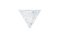 Tabla de cortar y bandeja de servicio triangular de mármol blanco, Imagen 9
