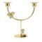 Omini Lazy Climber Candlestick in Polished Brass by Stefano Giovannoni 1