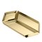 Large Axonometry Polished Brass Parallelepiped Tray by Elisa Giovannoni 1