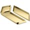 Large Axonometry Polished Brass Parallelepiped Tray by Elisa Giovannoni 2