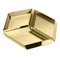 Large Axonometry Polished Brass Cube Tray by Elisa Giovannoni 1