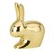 Rabbit Doorstop in Polished Brass by Stefano Giovannoni 3