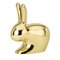 Rabbit Doorstop in Polished Brass by Stefano Giovannoni 1