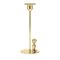 Omini Walkman Tall Candlestick in Polished Brass by Stefano Giovannoni 1