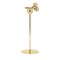 Omini Climber Tall Candlestick in Polished Brass by Stefano Giovannoni, Image 1