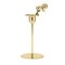 Omini Diver Short Candlestick in Polished Brass by Stefano Giovannoni 1