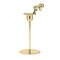 Omini Diver Short Candlestick in Polished Brass by Stefano Giovannoni, Image 1