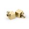 Omini Salt and Pepper Shakers with Polished Brass Finish, Set of 2, Image 4