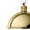 Large Factory Pendant Lamp in Polished Brass by Elisa Giovannoni 3