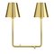 Bio Satin Brass Table Lamp by Aldo Cibic 1