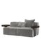 Infinito Small Gray Sofa with Side Tables by Lorenza Bozzoli, Image 1