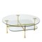 Da Vinci Coffee Table in Crystal and Polished Brass by Richard Hutten, Image 1