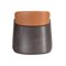 Bucket Brown & Gray Armchair with Low Headrest, Image 3