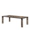 Bold Rectangular Brown Marble Dining Table by Elisa Giovannoni 2