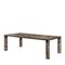 Bold Rectangular Brown Marble Dining Table by Elisa Giovannoni, Image 2
