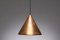 Mid-Century Modern Copper Lamp, 1960s, Image 3