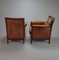 Leather Armchairs, 1980s, Set of 2 5