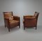 Leather Armchairs, 1980s, Set of 2 4