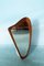 Mid-Century Danish Organic Shaped Mirror with Solid Teak Frame 10