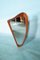 Miroir de Forme Organique Mid-Century avec Cadre en Teck Massif, Danemark 9