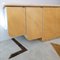 Postmodern American Stepped Sideboard in Marbled Honey Lacquer with Brass Plinth Base, 1980s 6