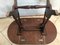 Oval Folding Coffee Table in Leather, 1950s 16