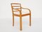 Stuhl mit Armlehnen aus Dedar Wollstoff im Stil von Josef Hoffmann, Österreich, 1920er 1
