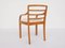 Stuhl mit Armlehnen aus Dedar Wollstoff im Stil von Josef Hoffmann, Österreich, 1920er 3