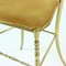 Italienischer Mid-Century Messing Stuhl von Giuseppe Gaetano Descalzi für Chiavari, 1950er 6
