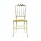 Mid-Century Italian Brass Chair by Giuseppe Gaetano Descalzi for Chiavari, 1950s, Image 17