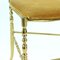 Mid-Century Italian Brass Chair by Giuseppe Gaetano Descalzi for Chiavari, 1950s, Image 10