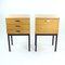 Mid-Century Bedside Tables or Sideboards, Czechoslovakia, 1960s, Set of 2 12