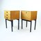 Mid-Century Nachttische oder Sideboards, Tschechoslowakei, 1960er, 2er Set 10