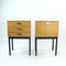 Mid-Century Bedside Tables or Sideboards, Czechoslovakia, 1960s, Set of 2 1