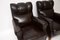 Antique Swedish Leather Armchairs, 1890s, Set of 2, Image 5