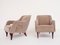 Italian Dove Grey Velvet Armchairs by Ariberto Colombo, 1950, Set of 2 3