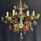 Mid-Century Modern Bronze Chandelier, 1940s, Image 1