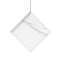 Matte White Werner Jr. White Carrara 1 Ceiling Light by Andrea Barra 1