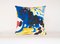 Multicolored Square Parrot Pillow by Naomi Clark for Fort Makers, Image 1