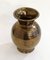 Goldene Midcentury Metallic Vase von Prinknash Abbey 1