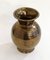 Midcentury English Golden Metallic Vase by Prinknash Abbey 1