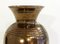Goldene Midcentury Metallic Vase von Prinknash Abbey 4